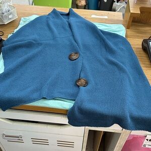 Simply Noelle Teal Knit Wrap